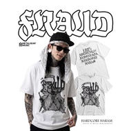 KATUN Fraud Tshirt - Authentic hc haram White Cotton M-2XL
