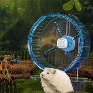 FUZOU Hamster Wheel Toy, Silent Adjustable Hamster Running Wheel, Hamster Exercise Toy Transparent Non-slip Acrylic Hamster Treadmill Jogging