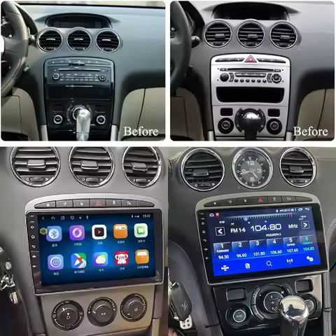 9 inch Car Radio For Peugeot RCZ 308 SW 2007-2015 408 2012-2020 Car play Android auto Multimedia Pla