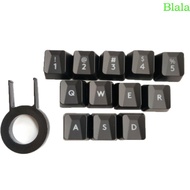 Blala for G413 G613 G910 G810 G310 Mechanical Gaming Keyboard Keycap Black 12 Pieces