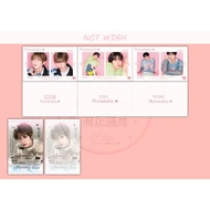 Nct Wish Sion＆Riku＆Yushi photomatic photocard