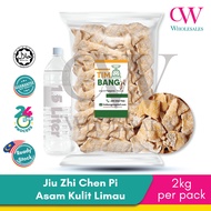 Asam Kulit Limau Jiu Zhi Chen Pi 2kg/1kg/400g per pack