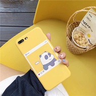 OPPO R15 case dream mirror version of cartoon We Bare Bears mobile phone cover R11S anti R9S/R9plus