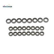 For MN86S MN86 MN86KS MN86K MN G500 24PCS Steel Bearing 9X5X3 11X7X3 Upgrade Accessories 1/12 RC Car