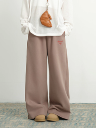 Quần nỉ ống suông rộng gấu 5p - Eden Pants - ufo.thebasic