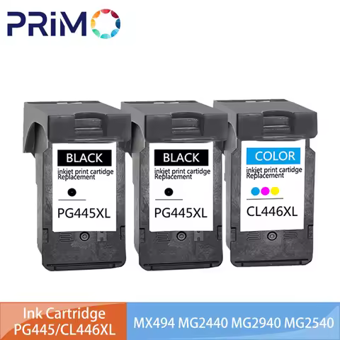 PG-445 CL-446 PG-445XL CL-446XL 445 446 Ink Cartridge for Canon PIXMA MX494 MG2440 MG2940 MG2540 MG2