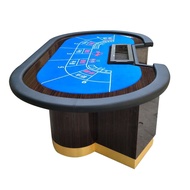 Folding poker table, baccarat props, poker table, blackjack game entertainment table, dragon and tig