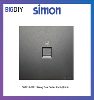 SIMON[European Brand] M3 Series Black Switch / Switches & Socket Outlet  1 Gang TV Outlet 1 Gang Ast