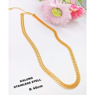 Gold Centipede Chain Necklace 45cm