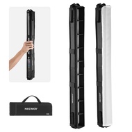 NEEWER Tube Light Grid Softbox Diffuser 60cm / 90 / 120 Neewer Aputure Godox Nanlite