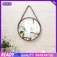 [Iniyexa] Hanging Mirror Circle Mirror Wall Mount for Dresser Farmhouse Salon Bedroom