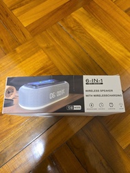 6合1 無線充電鬧鐘喇叭