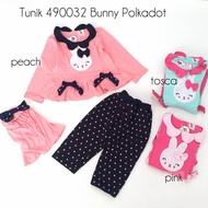 Muslim Clothes For Girls Tunic Suits 490032 Bunny Polkadot