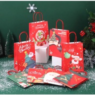 Bundle of 10 Christmas Paper Bag Gift Bag Wrapping Paper Xmas Wrapper Gift Bag Xmas Decor Packaging
