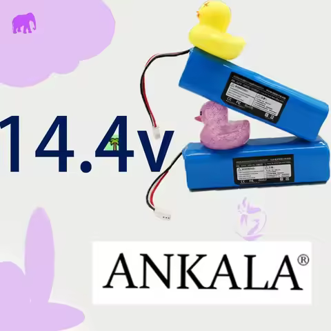 555 High Capacity 12800mAh 14.4V Safe Li Ion Battery Replacement for Viomi S9 Lydsto R1 Roidmi Eve P