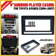 1pc Android Player Casing Toyota Avanza 2004 2005 2006 2007 9’'Inch Car Audio DVD Radio Player Casing Kereta