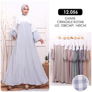 Pgmta - Muslim Women's Square Cringkle Gamis Aswan Fashion Women Hijab AllSize YMD12056