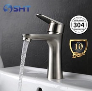SHT ก๊อกน้ำ ก๊อกน้ำอ่างล้างหน้า ก๊อกน้ำ304สแตนเลส ล้างมือสแตนเลสB4002