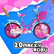 🔥โปรเดือด🔥 รถจักรยาน 20นิ้ว รุ่น Pinky Nobu จักรยานเด็ก จักรยานแม่บ้าน รถจักรยานเจ้าหญิง จักรยาน รถจักรยานแม่บ้าน