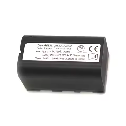 Leic GEB221 Replaceable Li-ion Battery 7.4V 4400mAh for System 1200 Series TS02/06/09 Series Total S