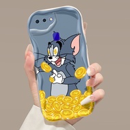 Casing HP OPPO R15 R17 Case Cat And Mouse Pattern HP Phone New Soft Case Softcase Protective Silicone casing