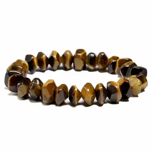 Natural Face Tiger eye Stone Beads Bracelets Meditation Degausst Bracele For Women Men Lucky Healing