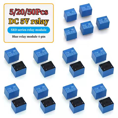 5/20/50PCS Relay SRD-5VDC-SL-C SRD-12VDC-SL SRD-3VDC SRD-9V relays 4/5PINS 12V DC High Quality