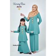 BAJU RAYA 2025 BAJU KURUNG RIAU MODEN PLAIN PURPLE DUSTY GREEN DUSTY PURPLE NAVY BLUE BRIDESMAID SED