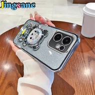 Jingsanc Casing For OPPO Reno 13F/OPPO Reno 13F 5G/OPPO Reno 13F 4G Transparent Plating Gradient Gli