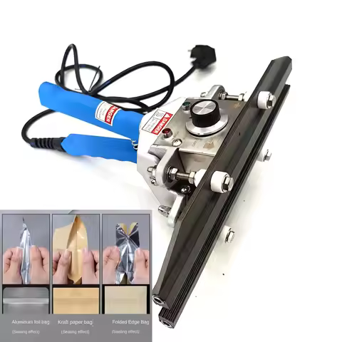 Hand Press Aluminum Foil Bag Sealing Machine Heat Kraft Paper Bag Clamp Sealer Kraft Paper Bag Mylar