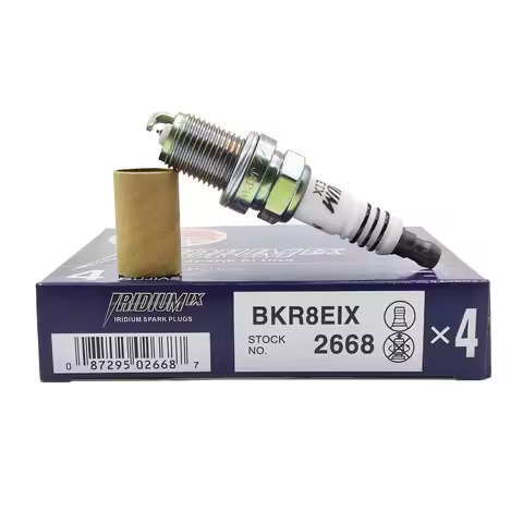 4/8pcs BKR8EIX 2668 Iridium Spark Plug Candles For Audi Volkswagen A3 A4 A5 CC TT TTS Passat Tiguan 