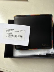 Paul Smith Men's CC Strip Edge Wallet