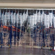 Clear pvc curtain 120cm wide x 270cm high