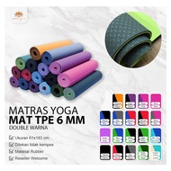 Yoga Mat Yoga Mat TPE Mat Eco Friendly Yoga Mat/ 6mm Yoga Mat/ Workout Mat/ TPE Yoga Mat/ Sports Mat