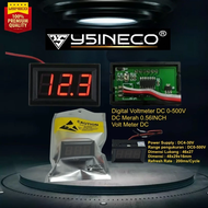 Digital Voltmeter 0-500V DC Merah 0.56INCH Volt Meter DC YSINECO