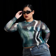 Bigins - Candy Mesh Top/Mesh Top Jumbo/Korean Basic Top - Jts031