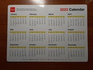 2023/2024 112年/113年 WELLS FARGO年曆卡 桌曆 日曆 月曆(雙面兩年度) A4大小 、紙質厚