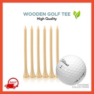 15pcs 5.5cm Wood Golf Tees • Solid Wooden Golf Tee