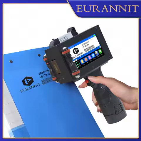 EURANNIT E16-1 Portable Printer 25.4mm Handheld Inkjet Printer for Batch Number Data Text QR Barcode