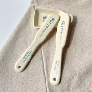 ins French letters Cream ceramic butter spread knife mini hot pot seasoning dish