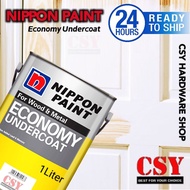 NIPPON PAINT Economy Undercoat 1 Liter (wood and Metal) cat alas Murah