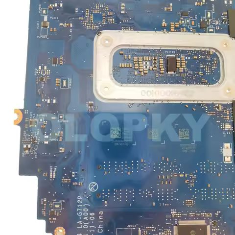 Laptop Motherboard EDI54 LA-G712P For Dell Inspiron Vostro 3480 3580 3583 3780 Mainboard with i3-814