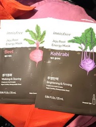 Innisfree jeju root energy mask ,innisfree面膜$20/3