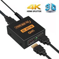 HDMI Splitter 4K 1 in 2 Out,4K HDCP V1.4,HDMI Splitter 1X2 HDMI Splitter Full UHD 4K 1080P