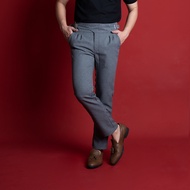Houseofcuff Formal Trousers Gurkha Pants High Waist Dark Grey Seluar Slack Lelaki Seluar Lelaki