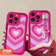 Phone Case Iphone 11 Iphone 7P Iphone 8P Iphone XR Rose red overlapping heart shockproof TPU phone case