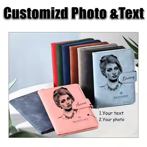 Photo Custom Passport Holder, Passport Cover, Document Bag, New Style Passport Case, Cat Dog Passpor