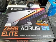 保內 技嘉 Gigabyte Z590 AORUS ELITE 1700 10代 11代DDR4 升級換下 少用 極新