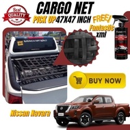 Cargo Net Pickup Truck for Nissan Navara 47x47inches Heavy Duty, Durable w/FREE Fantastic XML