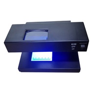 Counterfeit Note Detector UV Money Detector EU PLUG(UV , Watermark detection with magnifying glass)